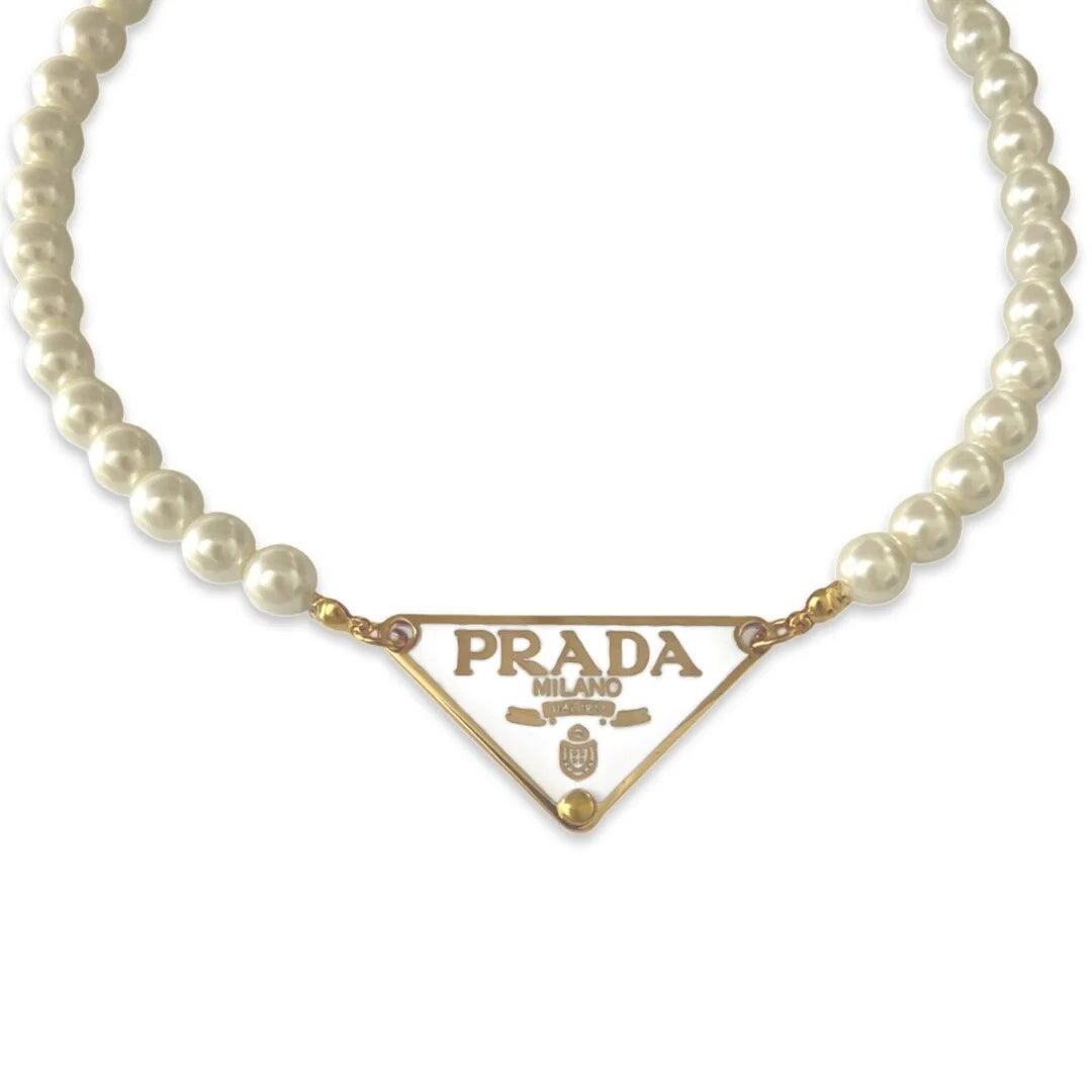 Prada Pearl Necklaces