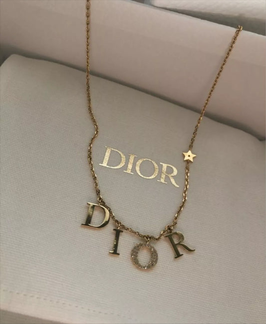 Dior 14K Gold Plated Necklace